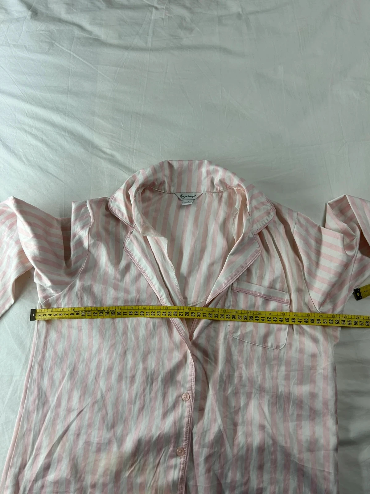 Camisa listrada branco e rosa Love to Lounge – photo 12